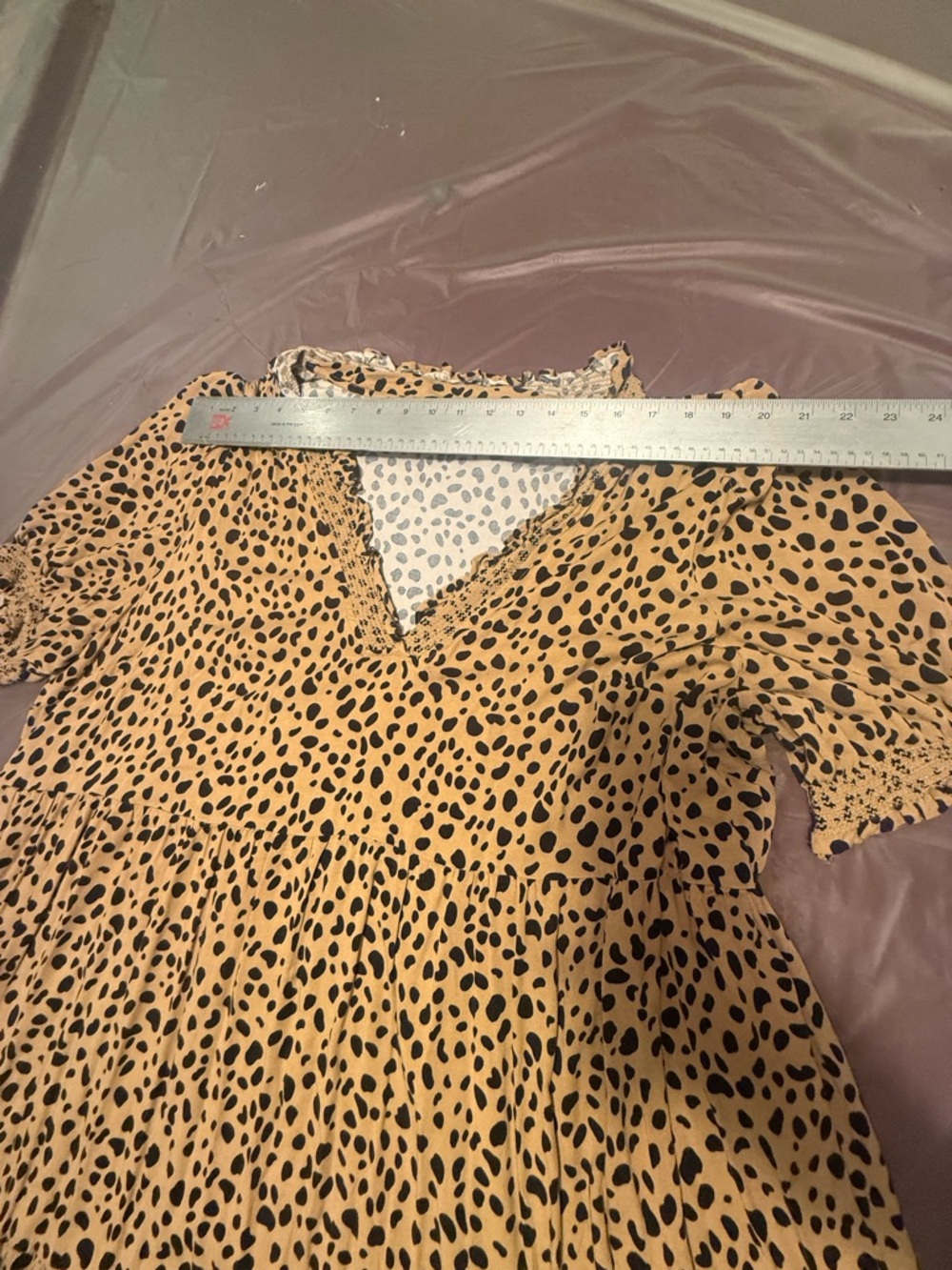 crown & ivy Beige and Black Leopard Print Maxi Dress - Picture 6 of 9